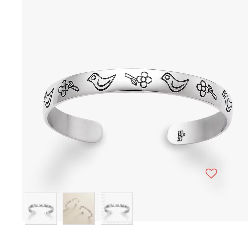 James Avery Silver Engraved Child’s Bangle Bracelet - Picture 6 of 6